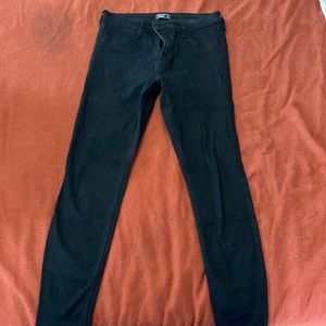 Abercrombie & Fitch black Simone high rise jean leggings size 31/12